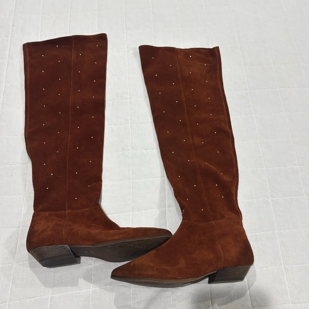Free People Over The Knee Suede Boots